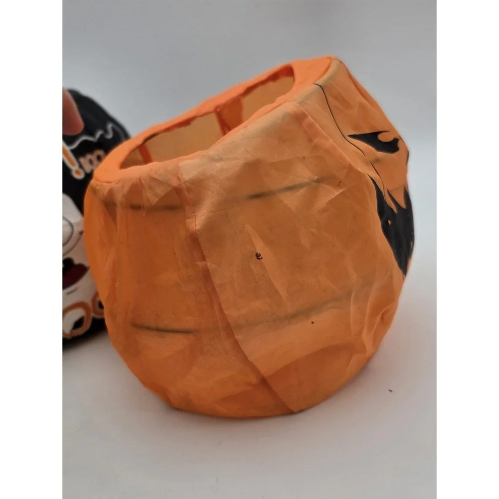 5pc Trick Or Treat Candy Bag Collapsible New Party Favor Tote